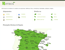 Tablet Screenshot of hoteca.com